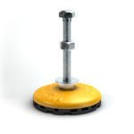 Fabcel Lev-L mounts are levelling mounts for machinery and equipment